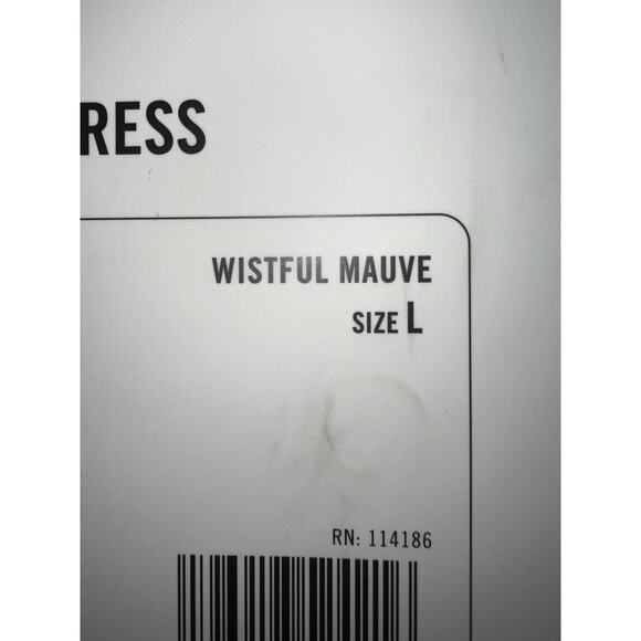 Frye Easy Button Front Dress Women’s L Wistful Mauve With Side Seam Pockets - Picture 8 of 8